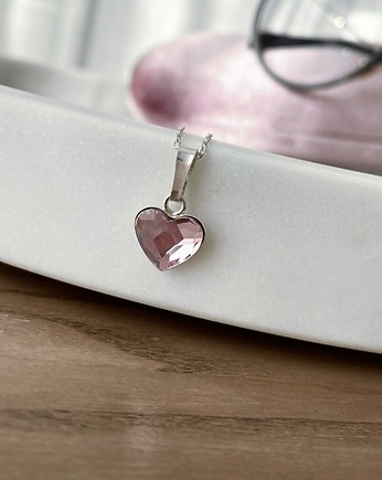 Wisior - Różane serce