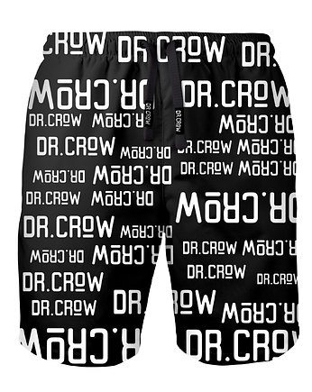 Shorty Kąpielowe Męskie DR.CROW Logo Napisy Cz, DrCrow