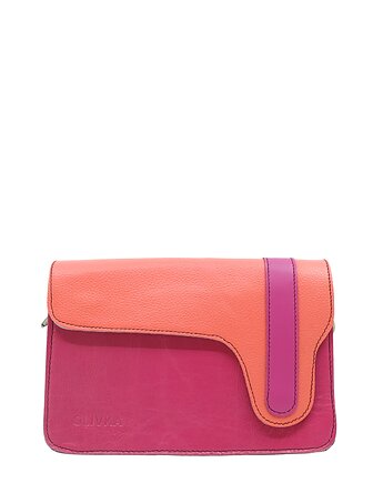 Torebka listonoszka damska skórzana regulowany odpinany pasek eko OLIVKA, Olivka Warsaw