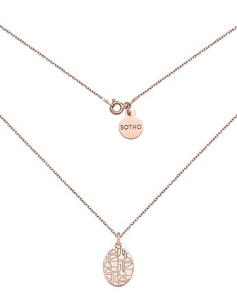 Medalion z różowego złota Art N1, SOTHO