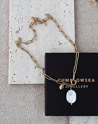 Naszyjnik łańcuszek i Perła, Chmolowska Jewellery