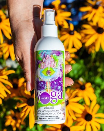 Naturalna mgiełka do czyszczenia mat i akcesoriów jogi - YOGA, KLAREKO