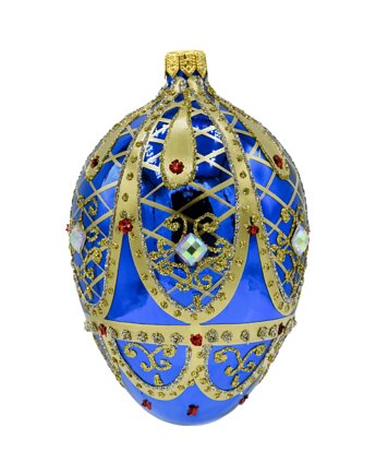 Bombka choinkowa: Ekskluzywne jajo Faberge: niebieskie, Syn Bombkarza