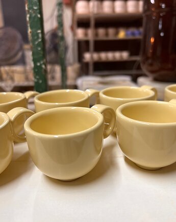 Filiżanka, 220 ml  vintage retro [jasny budyń], FORMY PROSTE