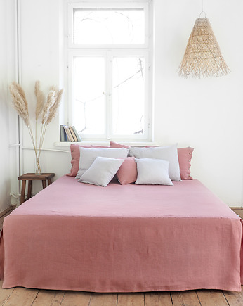 Lambrekin Classic DUSTY PINK, so linen!