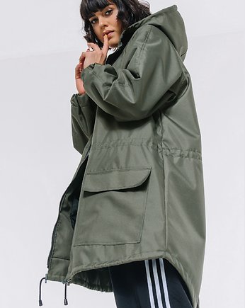 Kurtka ocieplana/ płaszcz typu parka khaki, REST Factory