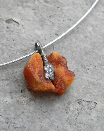 Surowy bursztyn  - naszyjnik, Beata Trotter