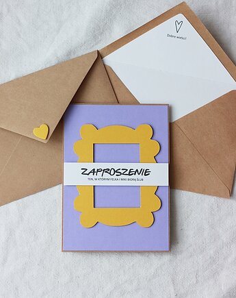 Przyjaciele. Zaproszenia ślubne, papierkarnia