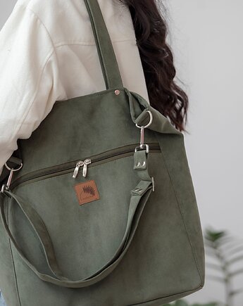 Torba "TOTE BAG" w kolorze oliwkowym, Karolina Audycka