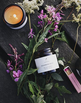 Świeca sojowa Bourbon Rose, SOYOOSH