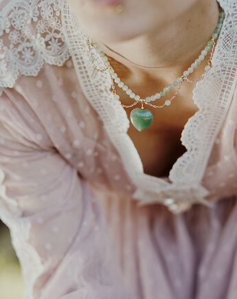 Princess Tiana, naszyjnik z awanturynu na zamówienie, Okruszek Biżuteria