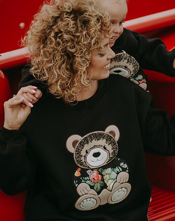 Bluza oversize Bloom Teddy dla mamy i taty, BejbiStory