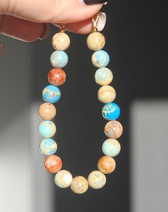 Bransoletka jaspis, NESSING handmade