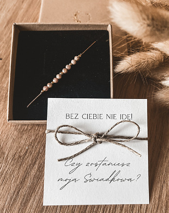 Bransoletka prezent dla Świadkowej czy zostaniesz moją świadkową?, Tiny Stone