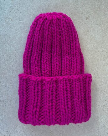 Buran - zimowa czapka z wełny peruwiańskiej biskupi, Made by Jaga