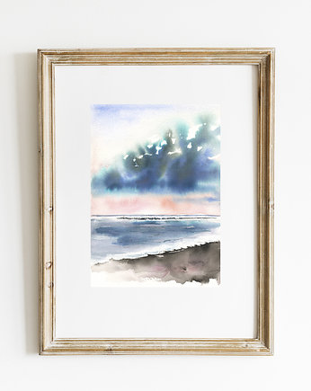 Pejzaż numer 10, A4, 21x30 cm, JUST ILUST Justyna Małczak