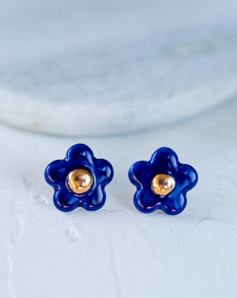 Kolczyki porcelanowe BLOOM, rękoczyny