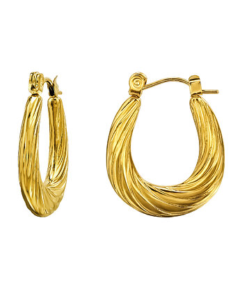 Kolczyki Golden Weave, Majova biżuteria
