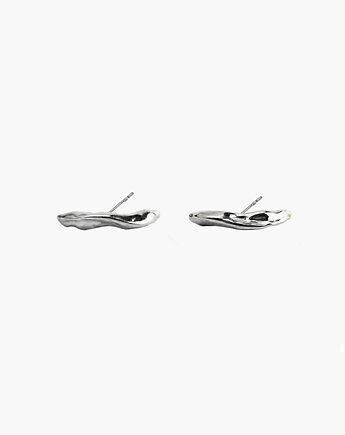 Kolczyki RYSY  smooth - silver, maksi.miuk Jewelry