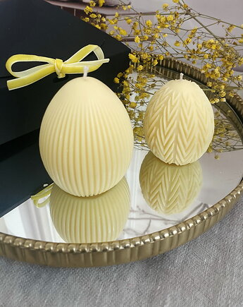 Wielkanocny zestaw/ Świece ekologiczne sojowe dekoracyjne jajka wielkanocne, Coccola JEWELLERY