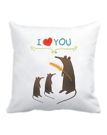 Leśna poduszka. I love you, myszki, Love Life and Forest