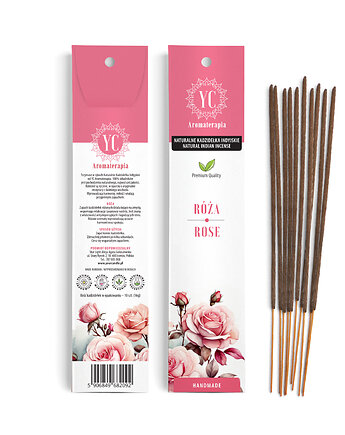 Naturalne Kadzidła Indyjskie Róża 10szt.(16g)- Your Candle, Your Candle