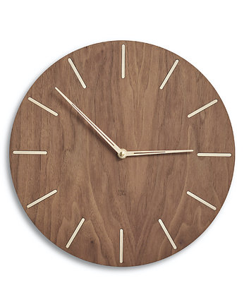 Zegar ścienny drewniany, minimalistyczny, Woolights
