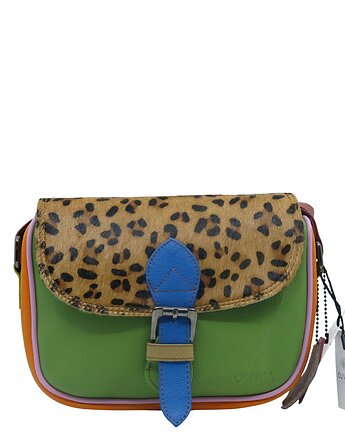 Listonoszka torebka damska skóra naturalna kolorowa oryginalna OLIVKA, Olivka Warsaw