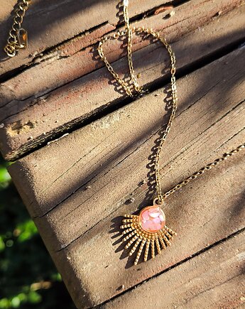 Wisiorek z kwarcem, Figa handmade accessories