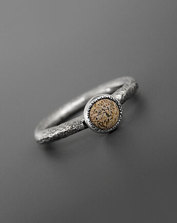 Pierścionek Jaspis - srebro 925, Pastelove Jewelry
