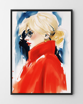 Plakat Paryska dziewczyna, HOG STUDIO