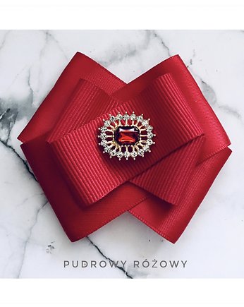 Czerwona Biżuteryjna spinka do włosów  New, Pudrowy Różowy