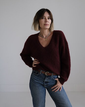 Sweter wełniany so classy merino sweater, ohbemore