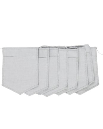 Girlanda PN Pocket - kieszonki Jasny szary, Cotton & Sweets