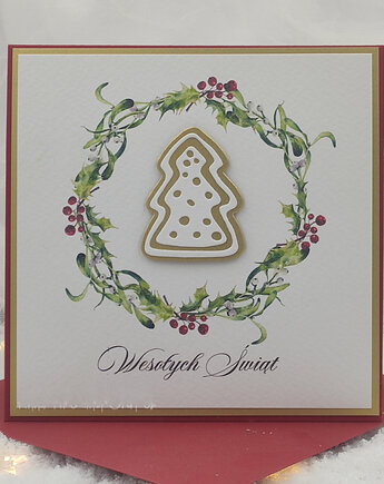 Kartka świąteczna na Boże Narodzenie, BN 24, Anna Art and Crafts