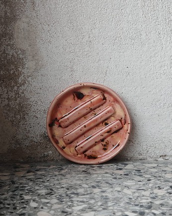 Mydelniczka ceramiczna na nóżkach handmade, MOM S HANDMADE