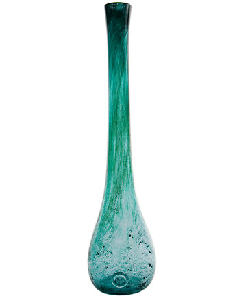 Szklany wazon STALACTITE BIG turkusowy, GIE EL