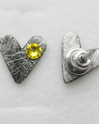 Kolczyki srebrne SERDUSZKO, Katarzyna Kaminska ART