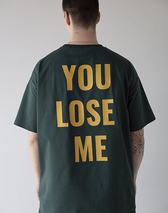 T-Shirt Oversize FLOW Green (z nadrukiem), LUKANI wear