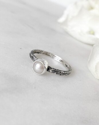 Pierścionek Surowa perełka, Marisella