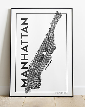 Plakat NYC - Manhattan light, Peszkowski Graphic