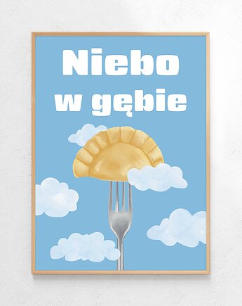 Plakat Niebo w gębie, Czamarska grafika