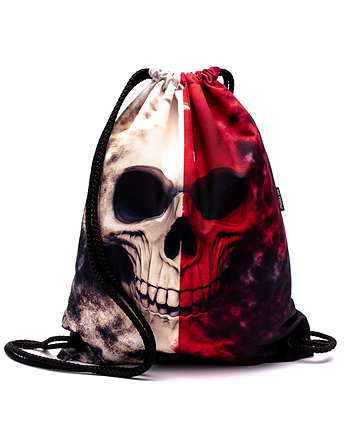 Worek Plecak Wodoodporny DR.CROW White Red Skull, DrCrow
