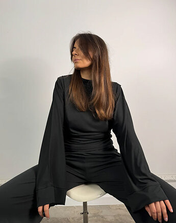 Longsleeve Serenity new modal black, Patchouli