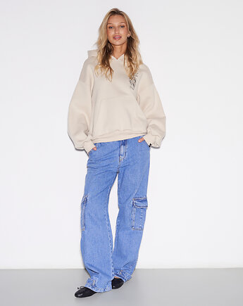 HT x AK Bluza z kapturem Moonstruck damska, HARP TEAM