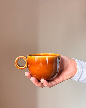 Filiżanka, 220 ml  vintage retro [jasny miód], FORMY PROSTE