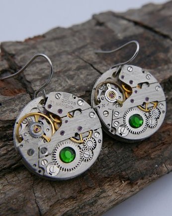 Mechaniczne kolczyki Swarovski 249, Zegarynki