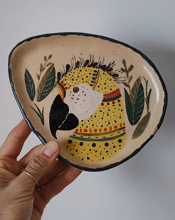 Papuga - talerzyk ceramiczny, OSOBY - Prezent dla szefa