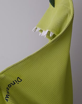 Ręcznik kąpielowy dinozaur  haft  rozmiary   kolory, Little Angels