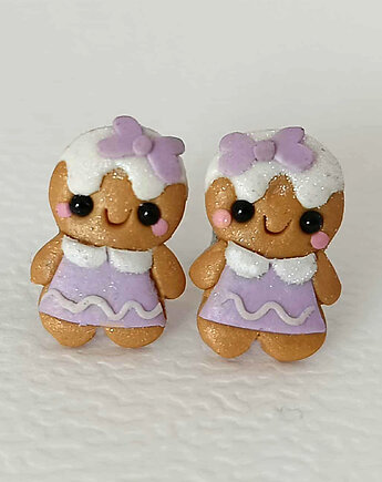 Pastelowe kolczyki świąteczne, OMIFIMO